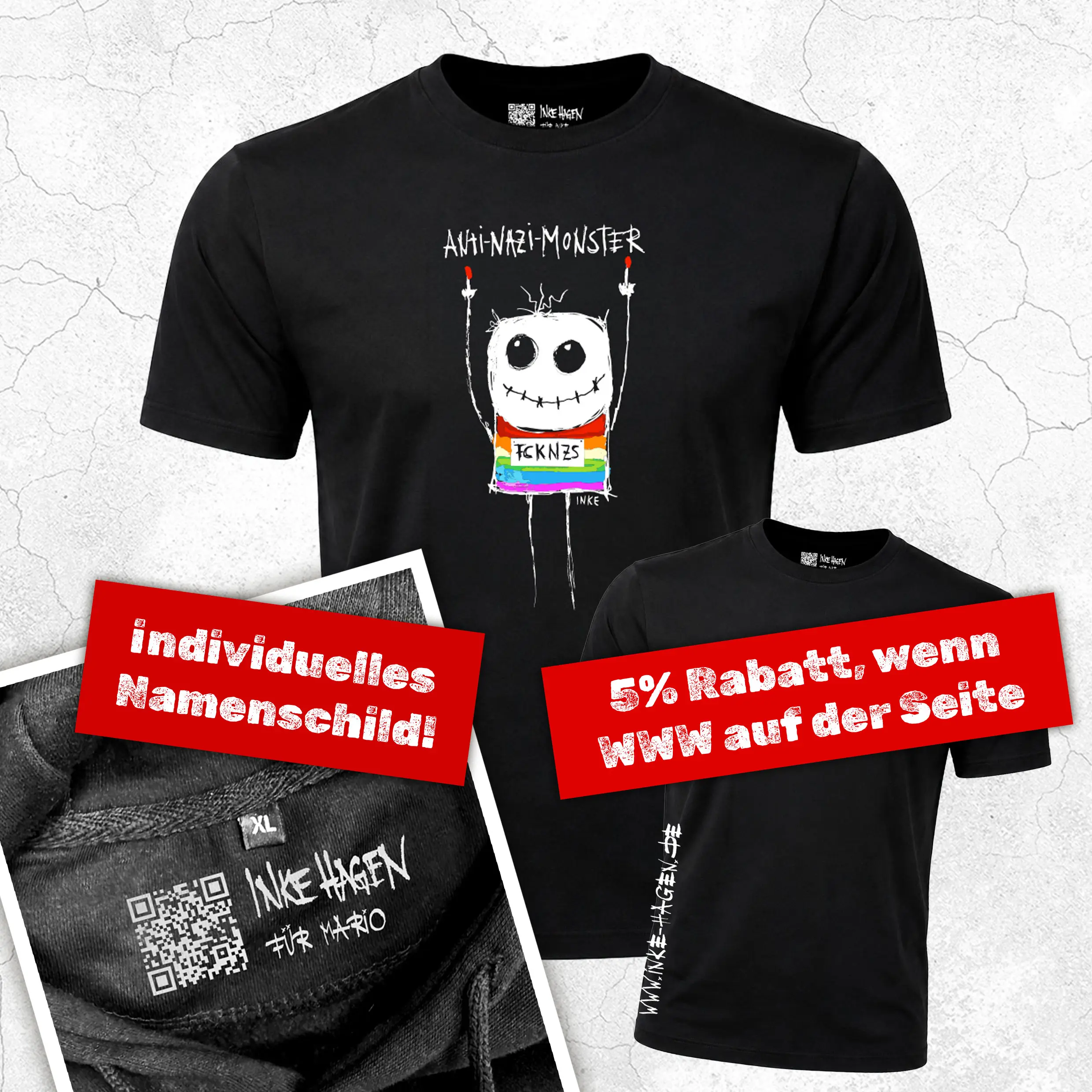Inke Hagen Monster-T-Shirts