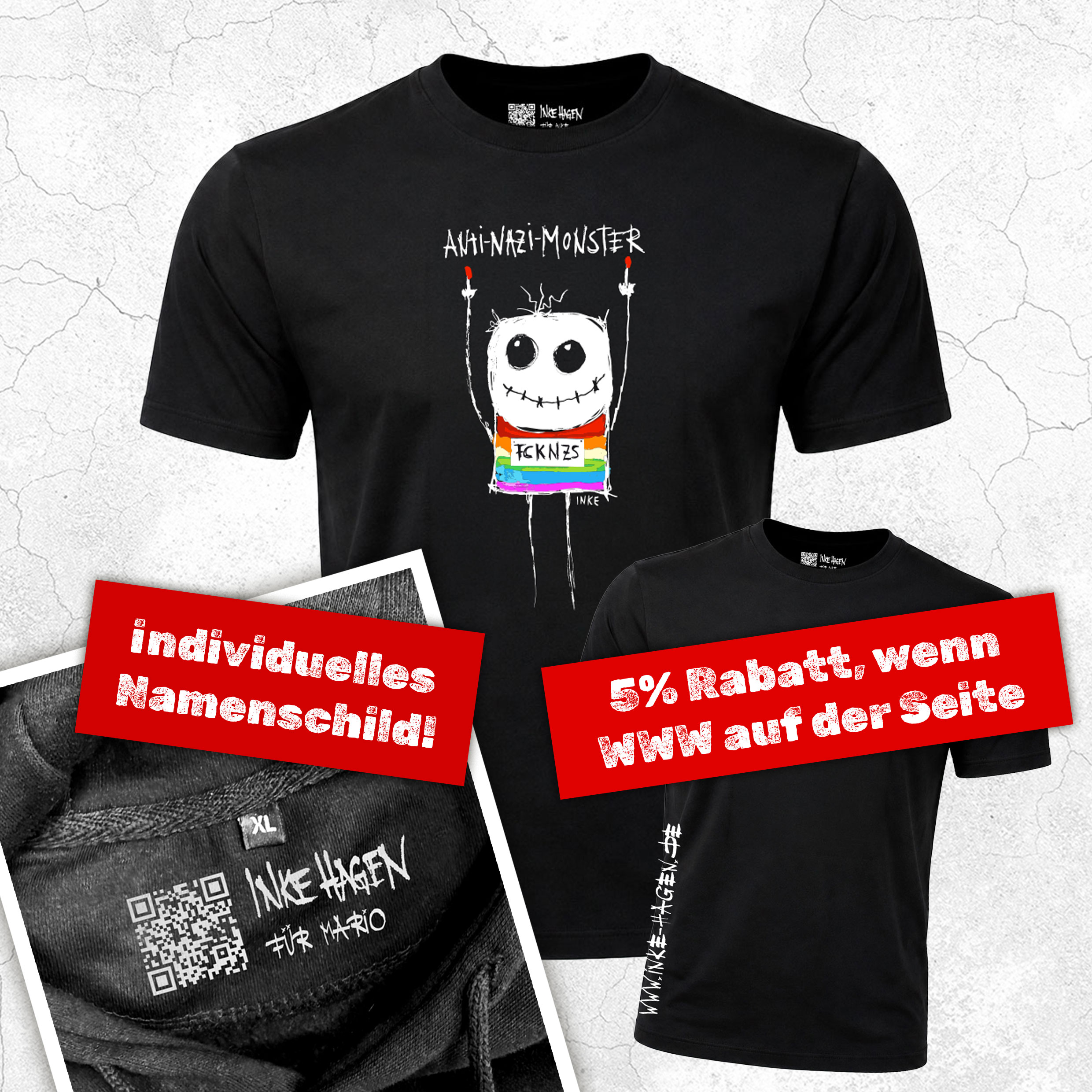 Inke Hagen Monster-T-Shirts